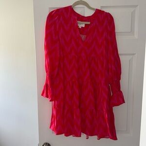 Tuckernuck pomader place Hot Pink Ikat Kenzo Dress